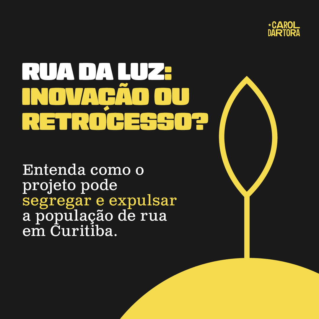 Rua da luz: entenda como o projeto pode segregar e expulsar a população de rua em CuritRua da luz: entenda como o projeto pode segregar e expulsar a população de rua em Curitibaiba