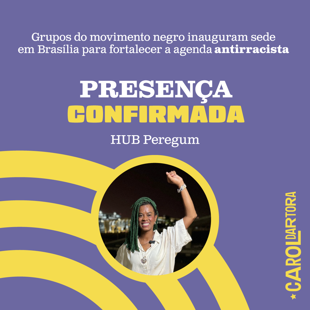 Carol Dartora participa da inauguração do HUB Peregum em Brasília